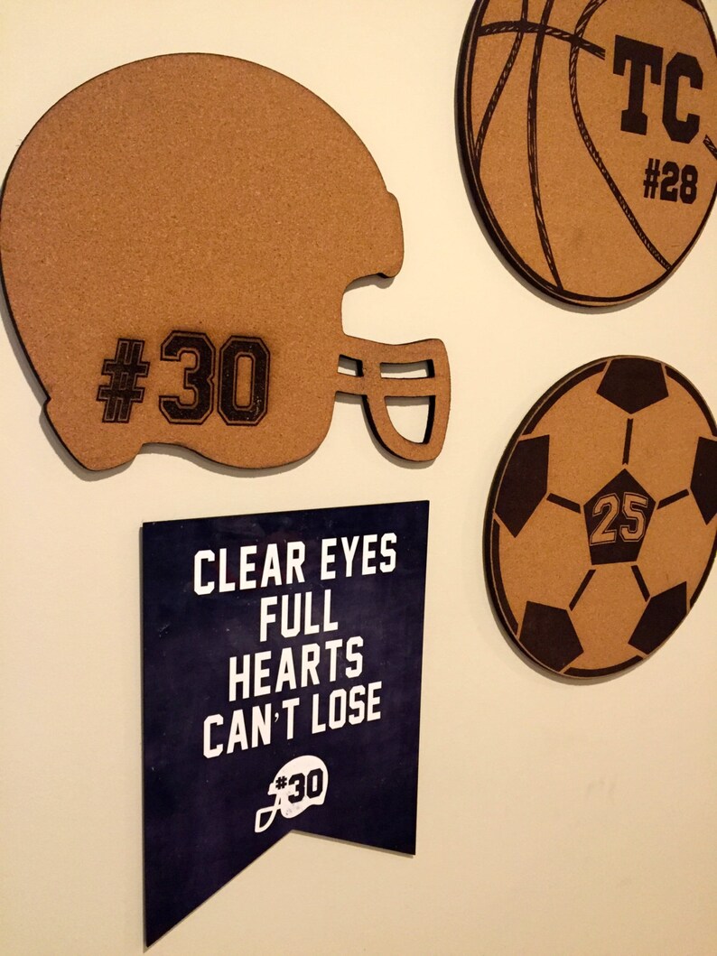 Personalized Sports Sign Custom Football Sign Man Cave Etsy