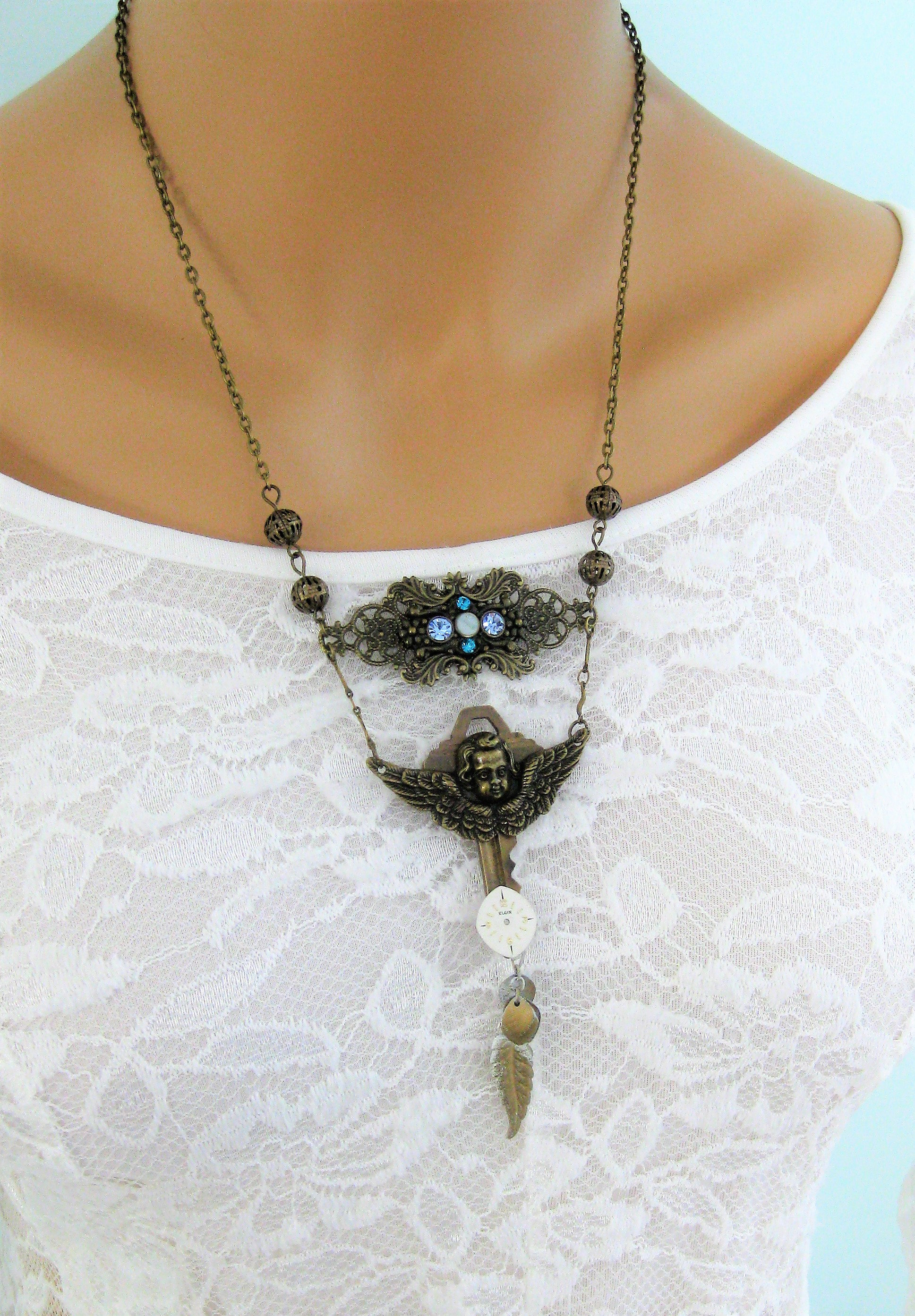 Ultra Steampunk Necklaces Classic Cyber Victorian Punk Men