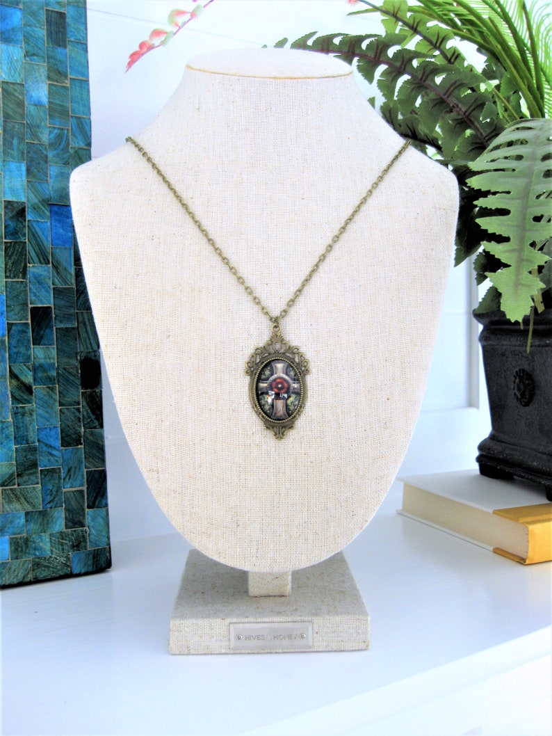 Cross Necklace Renaissance Necklace Cross Jewelry Two Styles Cross Pendant Necklace Religious Jewelry