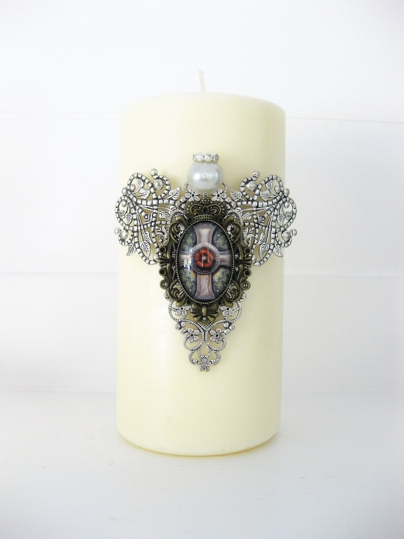Angel Pillar Candles In Memory of Sympathy Gift Candle Pin Etsy