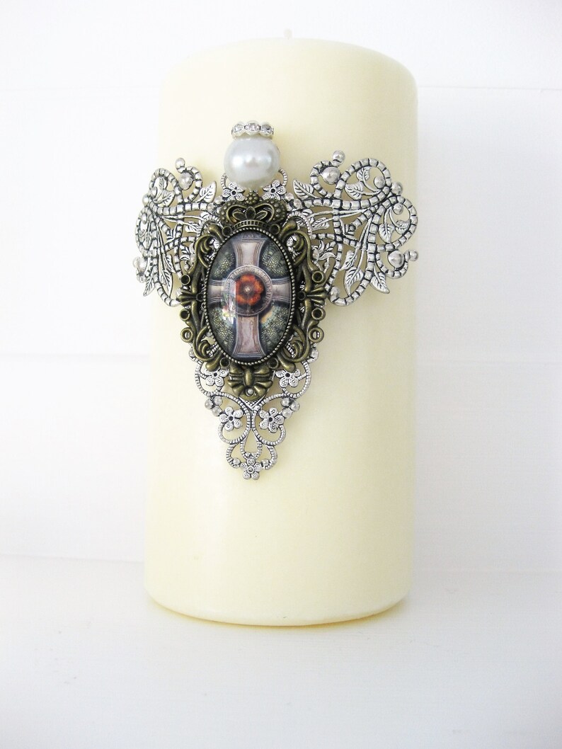 Angel Pillar Candles In Memory of Sympathy Gift Candle Pin Etsy