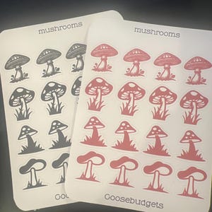 MUSHROOM STICKERS
