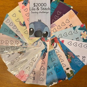 Aloha Sparutmaning | Lilo & Stitch-inspirerad | 400 utskrivbara Pengarspårare