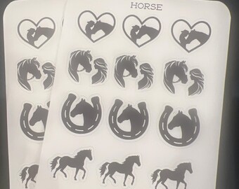 PEGATINAS DE CABALLOS