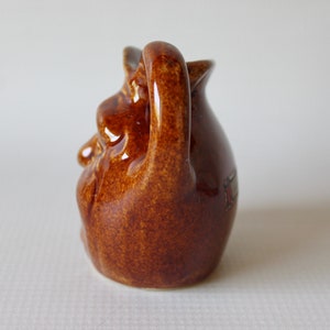 Vintage Bennington Pottery Man in the Moon Face or Toby Style Miniature Pitcher image 3