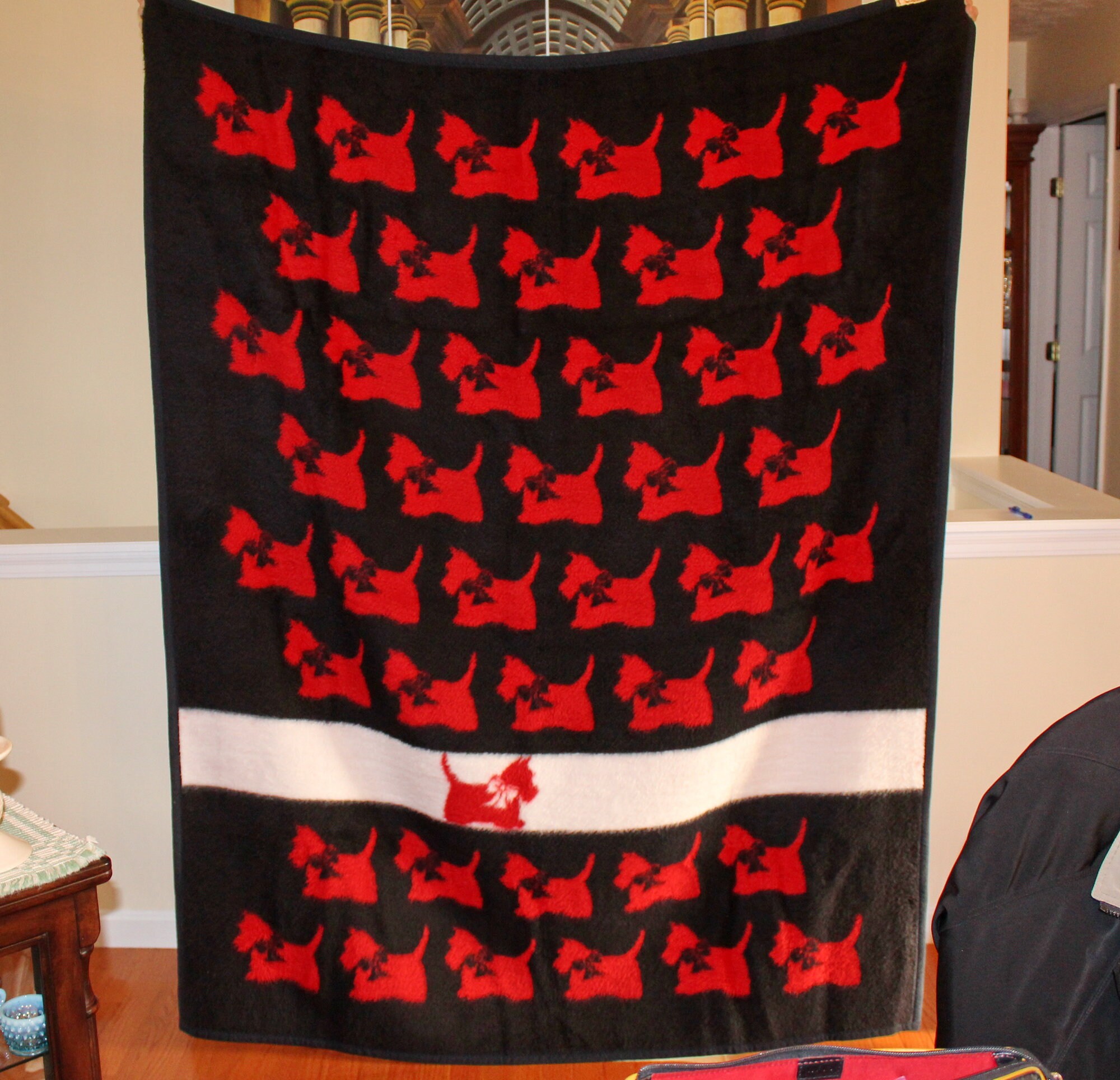 Scottie dog throw sale