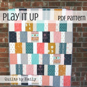 Play It Up - quiltpatroon - DIRECT DOWNLOADEN