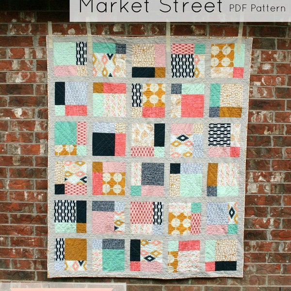 Market Street - Quilt Pattern - INSTANT DOWNLOAD