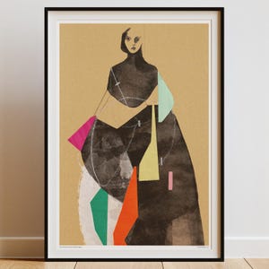 Unità - Stampa artistica Giclée Poster artistico Decorazione murale Arte Illustrazione Disegno Arte moderna Arte astratta Pittura Acquerello Arte della moda Collage Carta