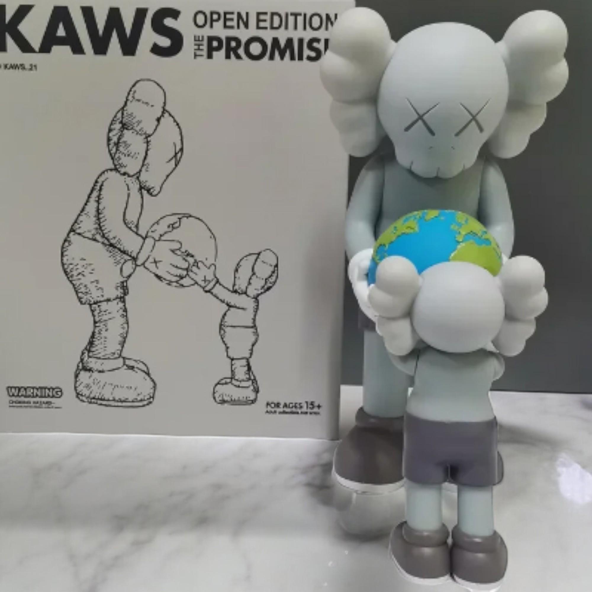 その他 KAWS THE PROMISE OPEN EDITION GREY Kaws Promise Figure - Open Edition - Grey – Rabbit Hole - EG