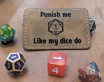 Punish me like my würfel Aufnäher
