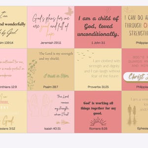Tarjetas de afirmación "Hermana, puedes con esto"