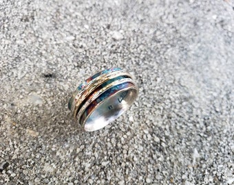 Spinner Ring,  kinetic ring, worry ring