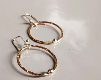 Gold Hoop Circles