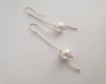 Pearl earrings