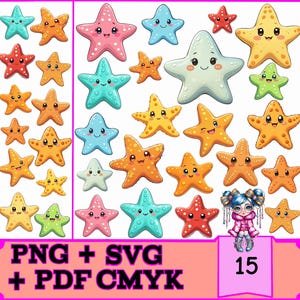 Estrelas do Mar digitaler Download | SVG, PNG, PDF für Cricut & Silhouette | Hochwertige Sofort-Dateien | Kommerzielle Nutzung