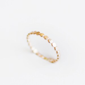 Gold-Filled Gold Dot Ring || As Seen on The Bucket List Family