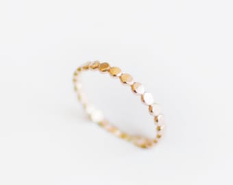 Gold-Filled Gold Dot Ring || As Seen on The Bucket List Family