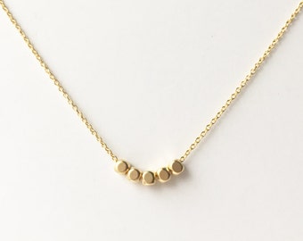 Gold Bead Necklace