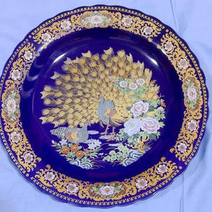 original moroccan taous plate from 1970