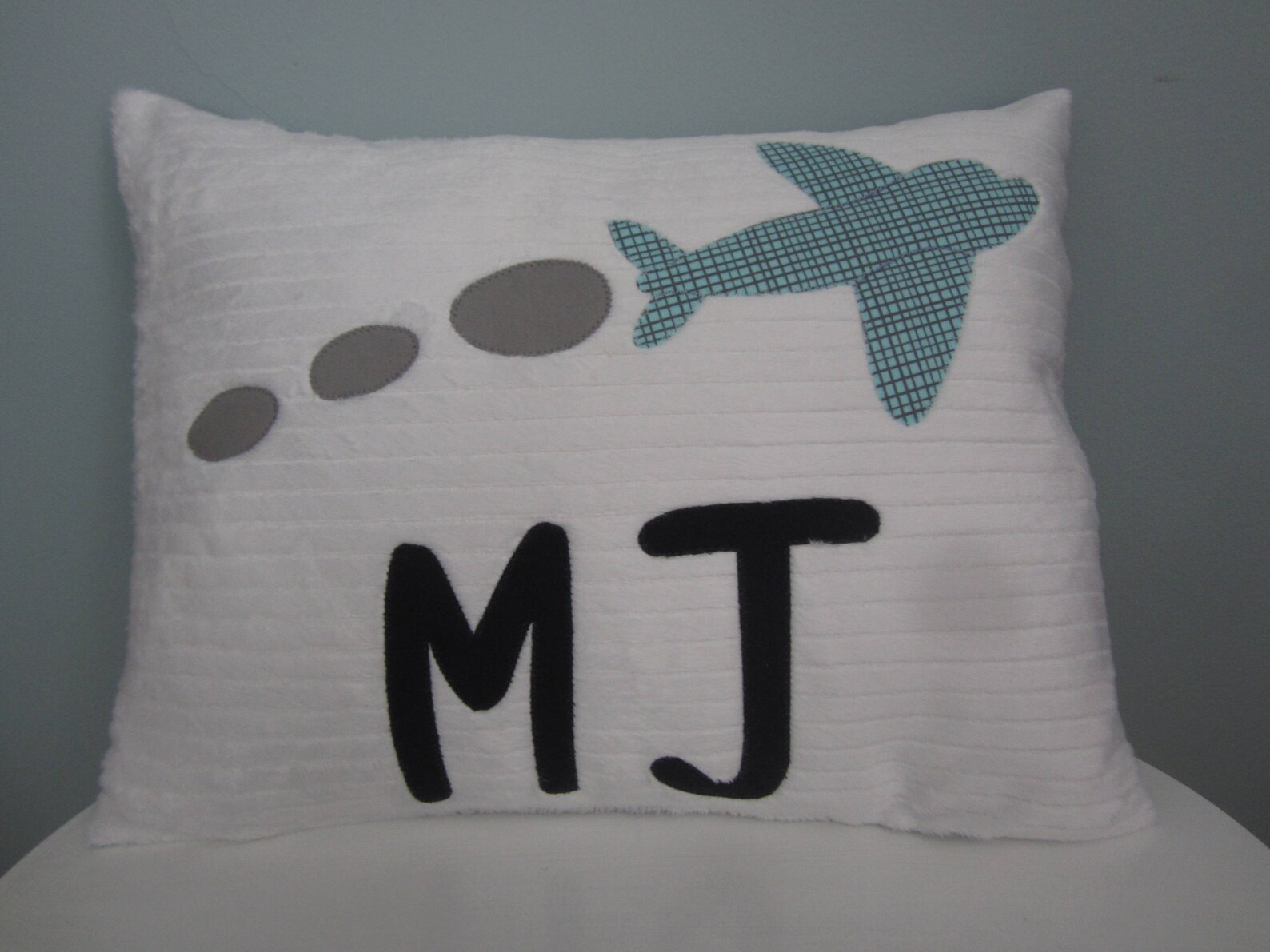 A Personalized Airplane Pillow Etsy