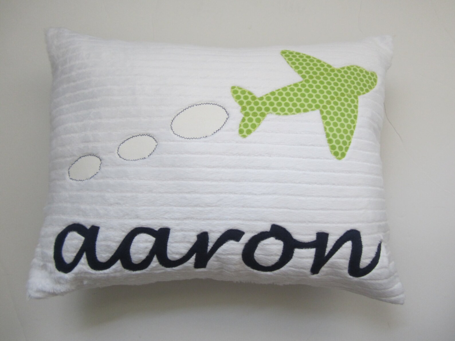 A Personalized Airplane Pillow Etsy