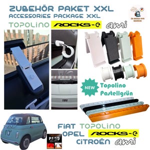 Gancio Portaborse Per Fiat Topolino E Fiat DolceVita - Accessorio Auto Italiano - Foto 2