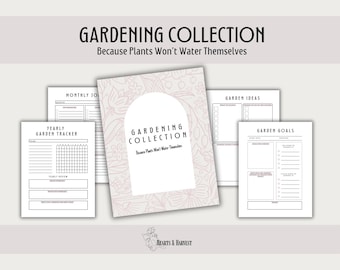 The Garden Collection | Dig In and Get Growing | Printable Garden Planner, Logs and Trackers