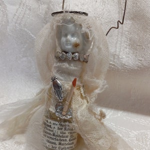 Assemblage Doll, Art Doll Wizards, Wraiths and Fairy God Mothers image 7
