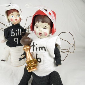 Angel &quot;Timmy&quot;  A Football Player Assemblage Art Doll