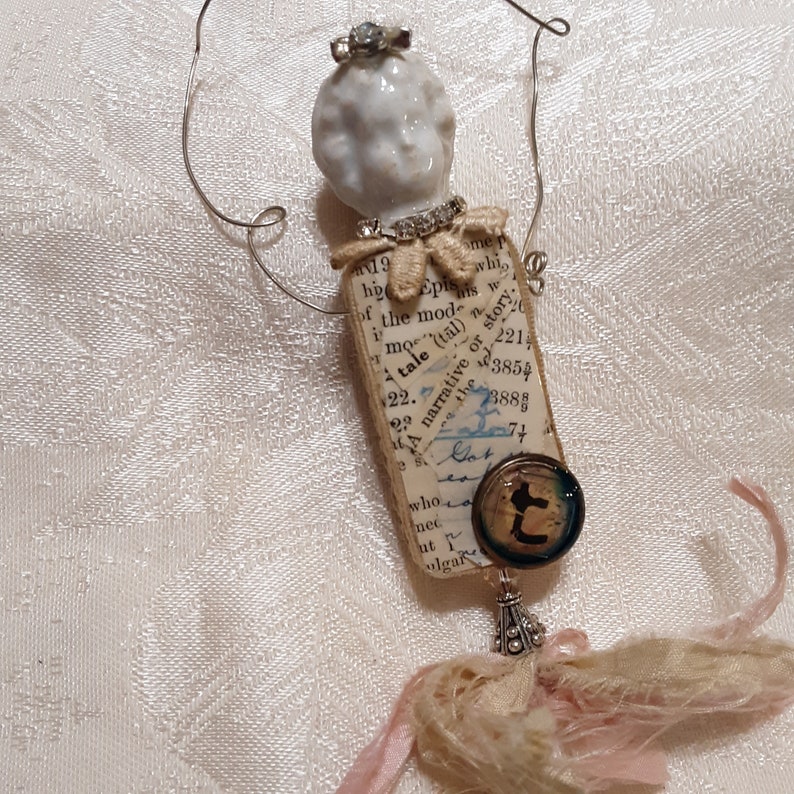 Art Doll, Alphabet, Antique German Doll Head, Letters S-Z image 3