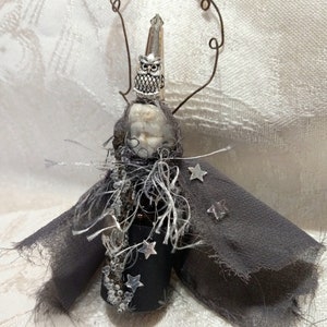 Assemblage Doll, Art Doll Wizards, Wraiths and Fairy God Mothers image 5