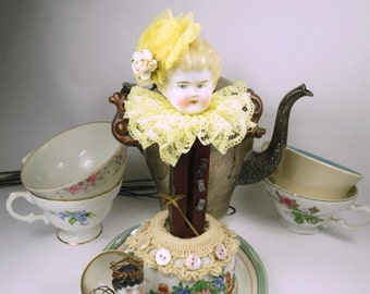 Angel Assemblage Doll "T 4 2" Assemblage Art Doll, Fairy Doll