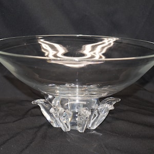 Steuben Peony Bowl - Etsy
