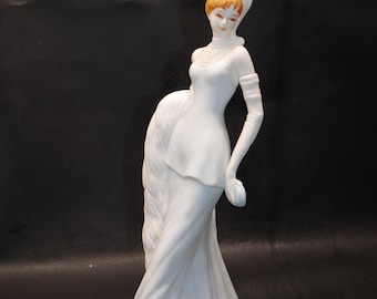 Figura de mujer Art Déco Nouveau Elegance de edición limitada de Josef Originals