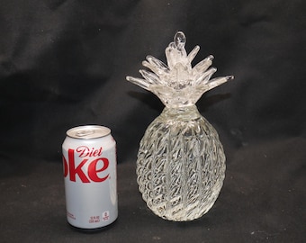 Vintage Italian Murano Venetian solid glass Pineapple Paperweight Sclupture