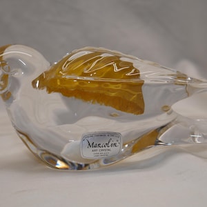 Marcolin Sweden Glass Bird - Etsy