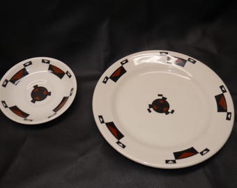 2 Ahwahnee Hotel Navajo Muster Sterling China Yosemite National Park Teller