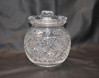 Vintage Waterford Signature Sean O'Donald Cut Irish Crystal Keksfassglas
