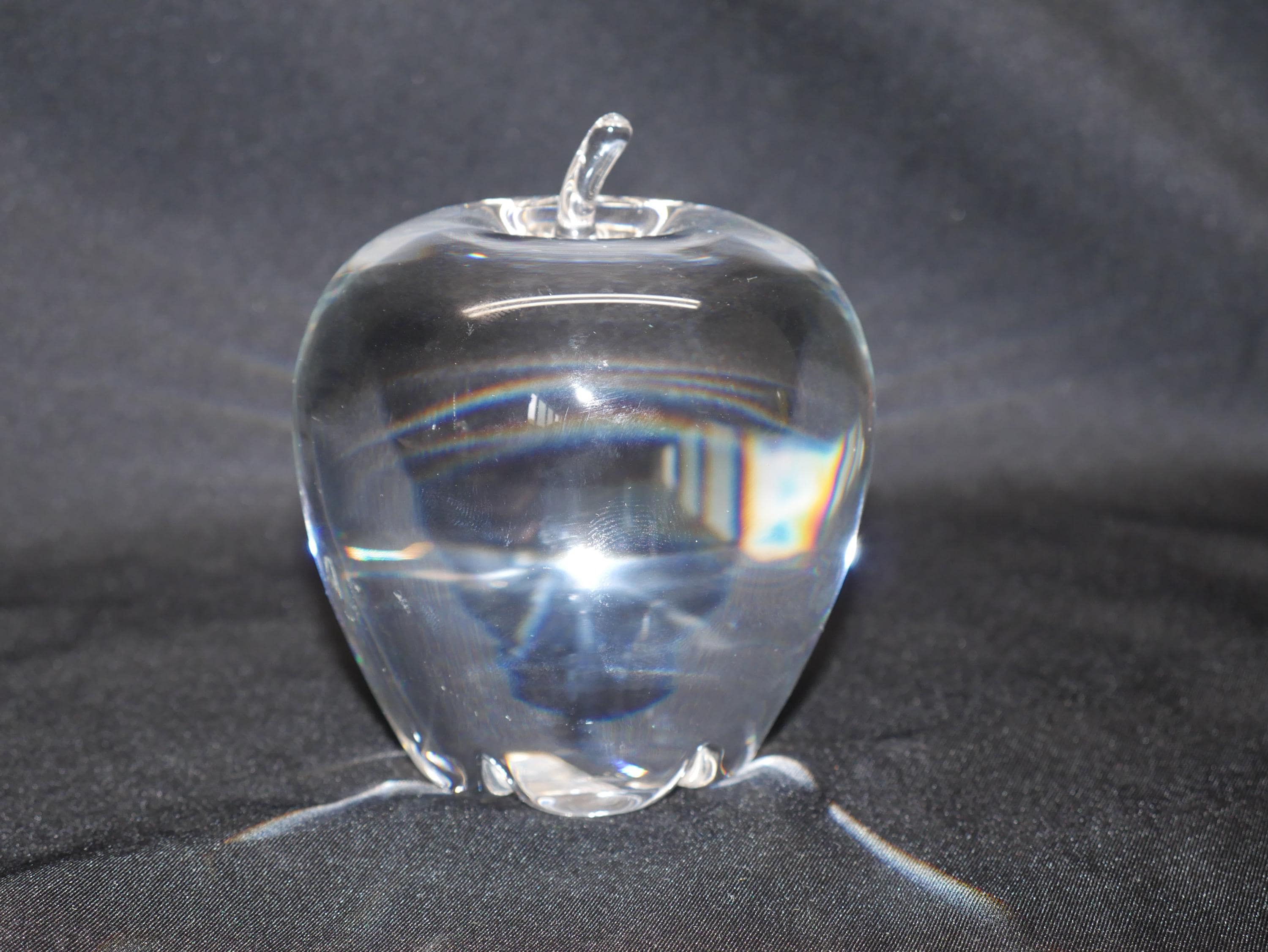 Steuben Glass Apple - Etsy