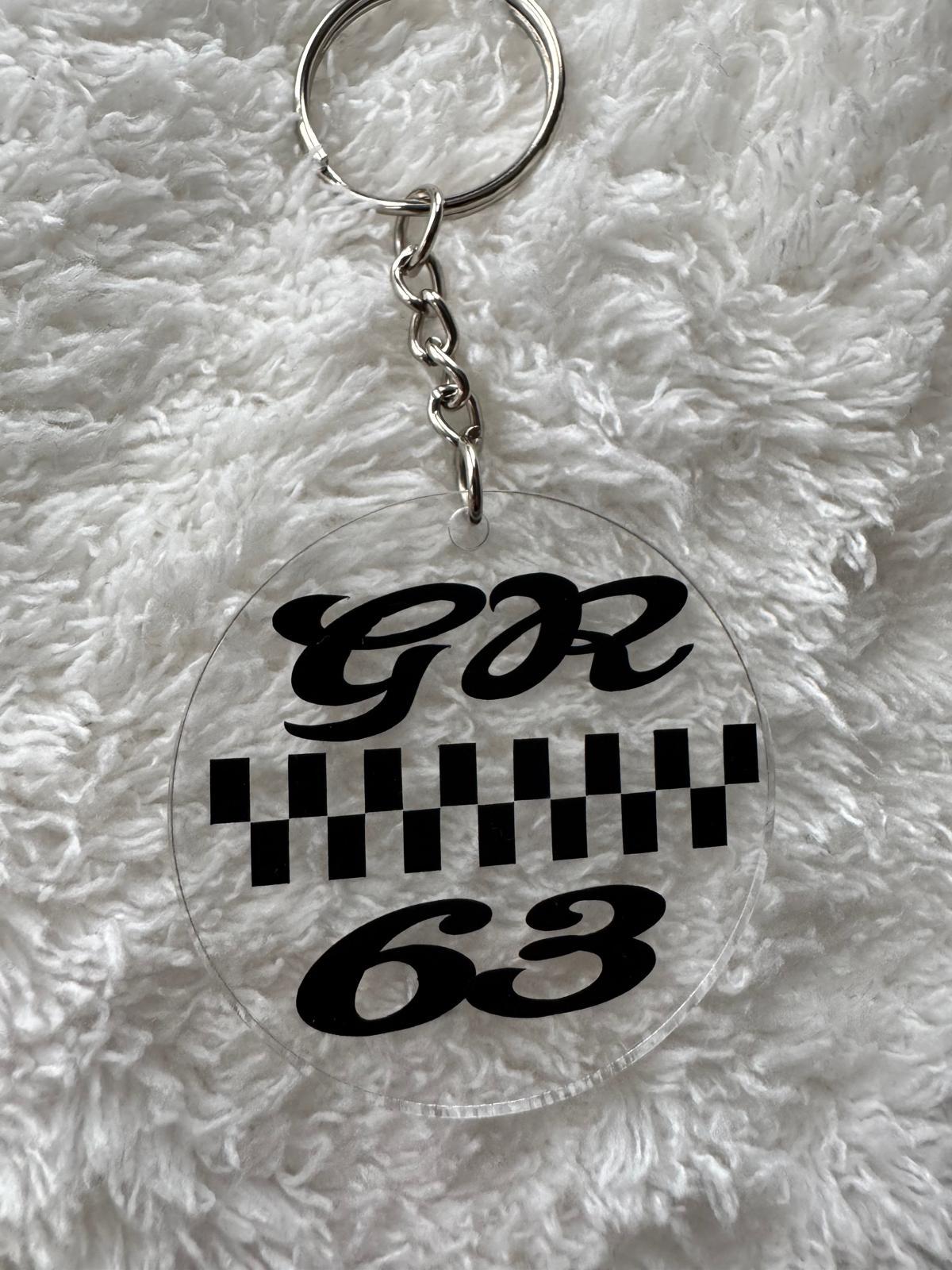 F1 Mercedes George Russell Car Number 63 Keychain - Etsy