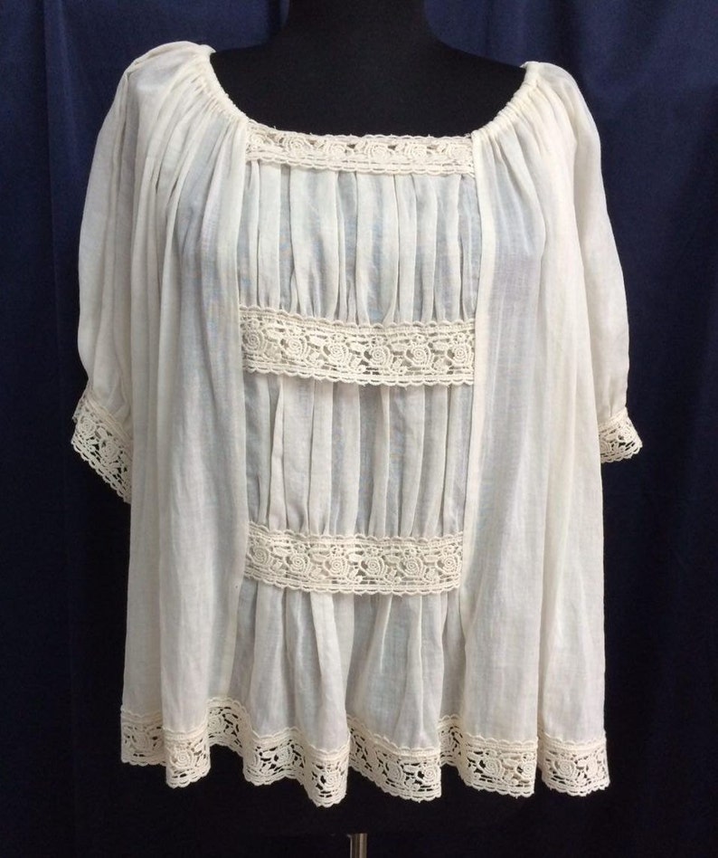 Plus Size Maxi Top Boho Lace Top Maternity Clothing White - Etsy