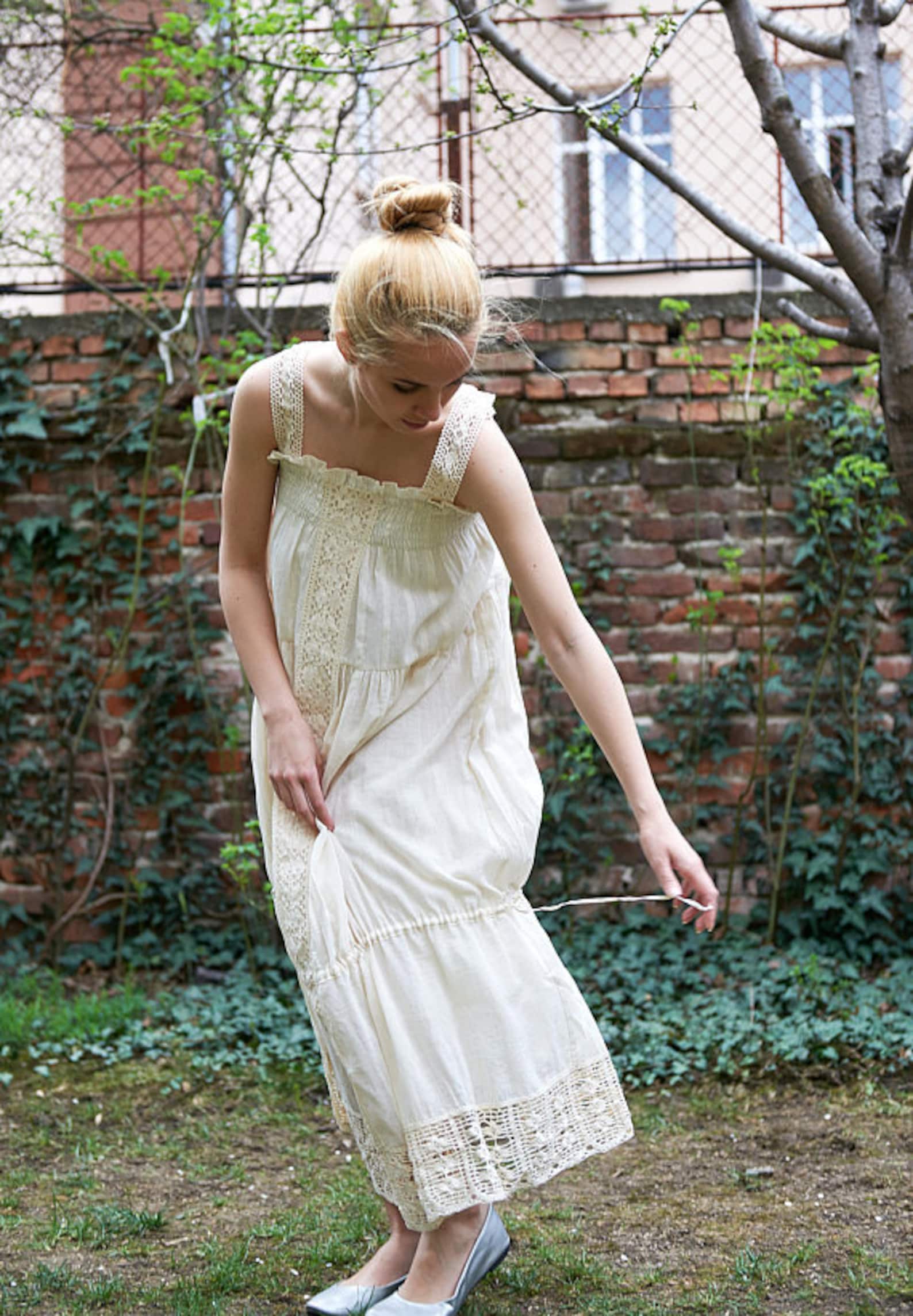 Plus Size Wedding Dress Boho Wedding Dress Embroidered Wedding Dress 