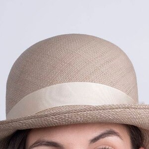 Panama Hat, Cream Hat, Women hat, Gatsby Hat, Men Hat, Elegant Hat, Retro Hat, Bohemian Hat, Unisex Hat, Trendy Hat, Fashion Hat, Sun hat image 4