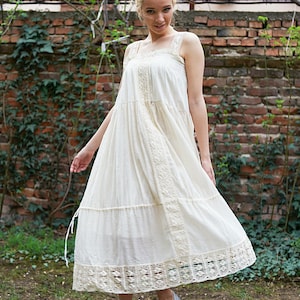 Bohemian Wedding Dress, Plus Size Wedding Dress, Grecian Dress, White Dress, Hippie Wedding Dress, Cotton Wedding Dress, Embroidered Dress