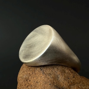 Anillo personalizable, anillo minimalista de plata de ley 925, anillo de plata simple, regalo personalizable, alianza de plata