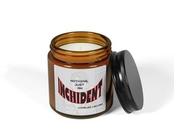 Nada más que un Inchident, inspirado en la F1, cita de Charles Leclerc, vela de cera de soja, varios aromas, 4 oz