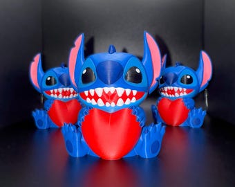 3D Printed Stitch Figurine: Lilo & Stitch Inspired Alien Collectible