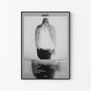 Póster de portada del álbum Future *Hndrxx*: arte de pared estético de hip-hop, impresión de música rap, decoración de habitación de moda, regalo para futuros fanáticos y amantes de la música