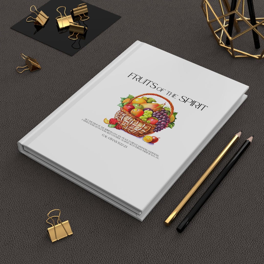 Fruits of the Spirit Notes Book, Christian Living Hardcover Journal ...
